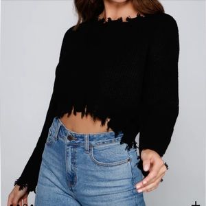 Casual Crew Cropped Sweater